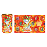 207. Тубус  "Волшебные кристаллы" Красный 22 см