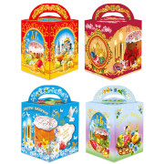 Коробки  "КУЛИЧ ПАСХАЛЬНЫЙ" в ассортименте